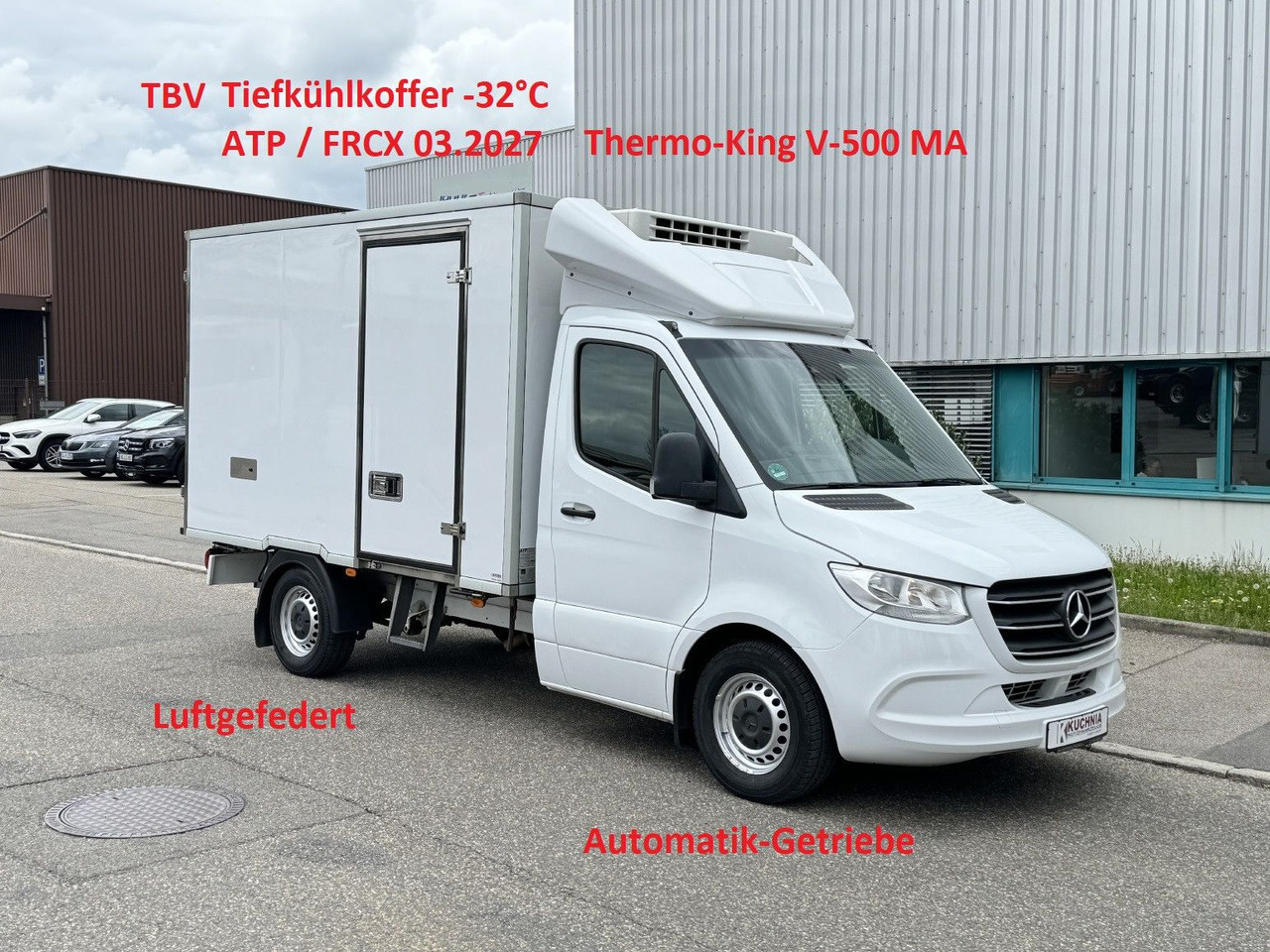 Mercedes-Benz Sprinter 316 Tiefkühl 3,3m TK V-500 MAX Luftgef. - الشاحنات الصغيرة المبردة: صور 1 Mercedes-Benz Sprinter 316 Tiefkühl 3,3m TK V-500 MAX Luftgef. - الشاحنات الصغيرة المبردة: صور 1