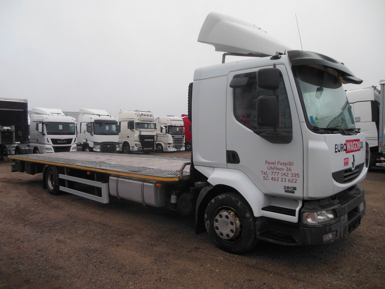 Renault Midlum 280.12 DXI, Plattform 8,5 m, Euro 5 - شاحنات مسطحة: صور 2 Renault Midlum 280.12 DXI, Plattform 8,5 m, Euro 5 - شاحنات مسطحة: صور 2