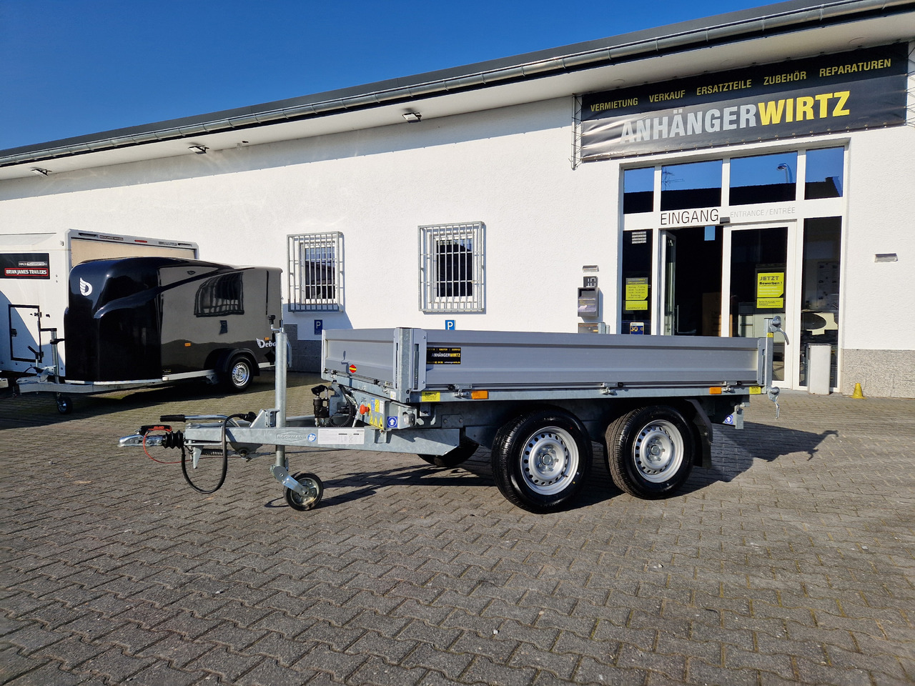 قلابة مقطورة Böckmann Kipper DK AL 2516/27 256x165x30cm Elektro + NHP Pendel (S) 2700kg: صور 12