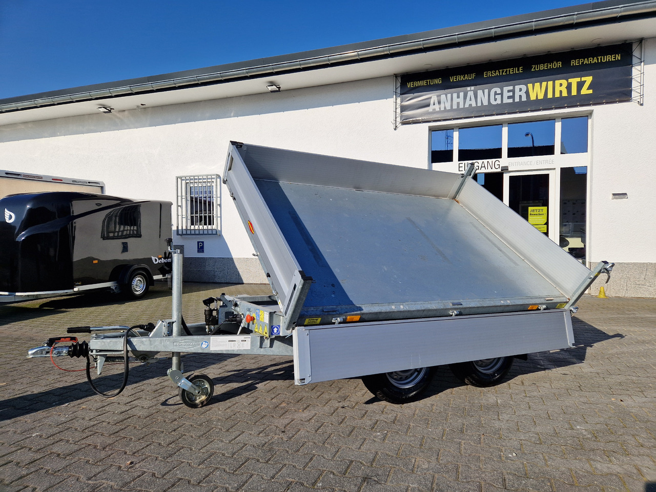 قلابة مقطورة Böckmann Kipper DK AL 2516/27 256x165x30cm Elektro + NHP Pendel (S) 2700kg: صور 13