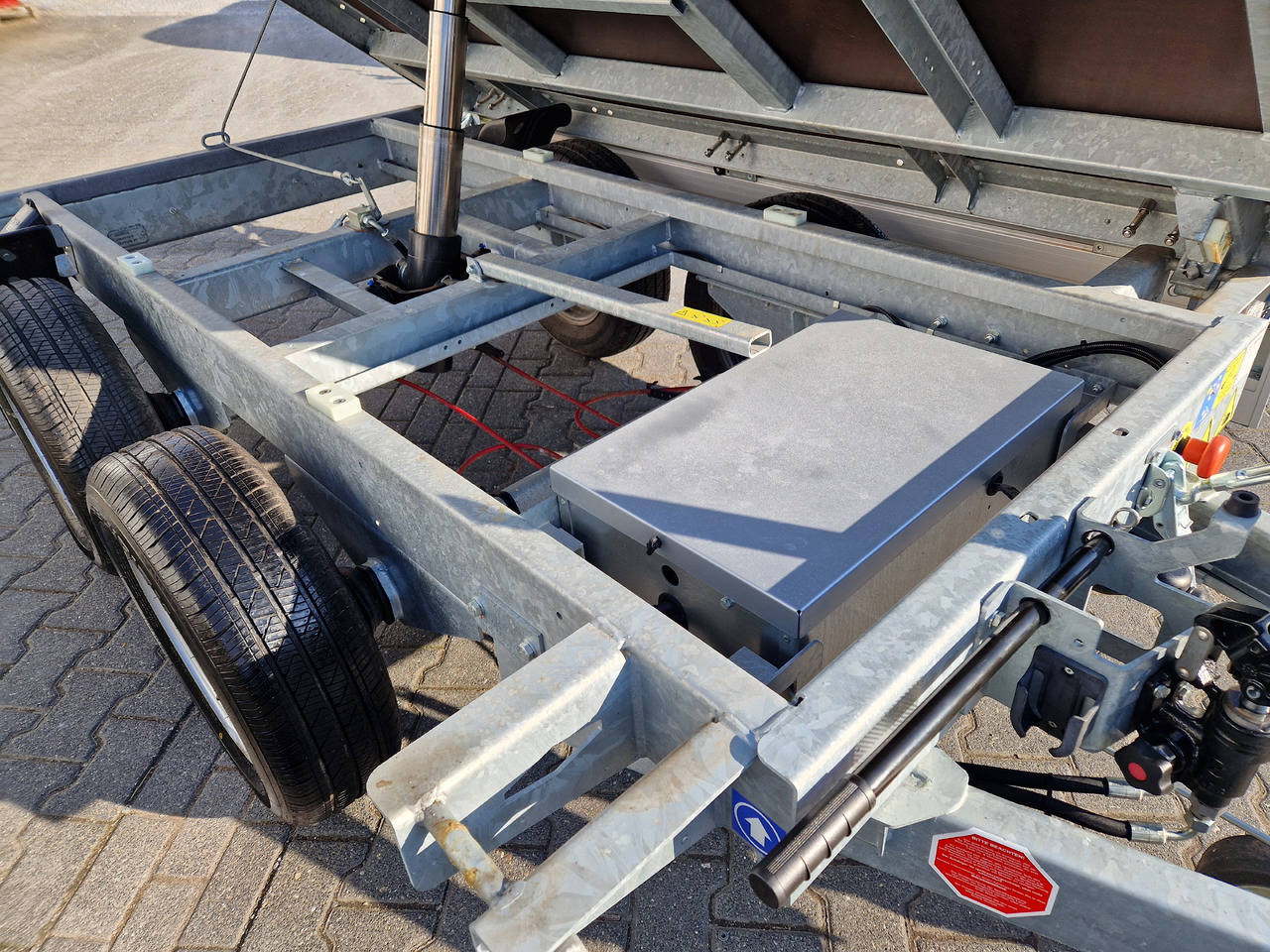 قلابة مقطورة Böckmann Kipper DK AL 2516/27 256x165x30cm Elektro + NHP Pendel (S) 2700kg: صور 7