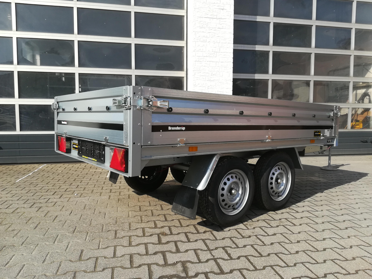 مقطورات مسطحة Brenderup 3251 STB 1000 Tandemachse 250x142x35cm (S) 13" 1000kg Januar Aktion: صور 6