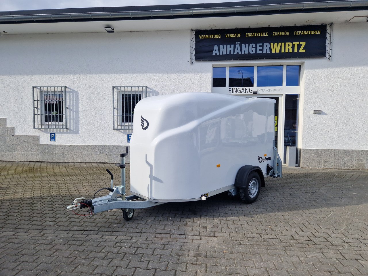 بصندوق مغلق مقطورة Debon Cargo 1300 300x152x168cm white Seitentür Pullman II 100km/H 1300kg Modell 2025: صور 15