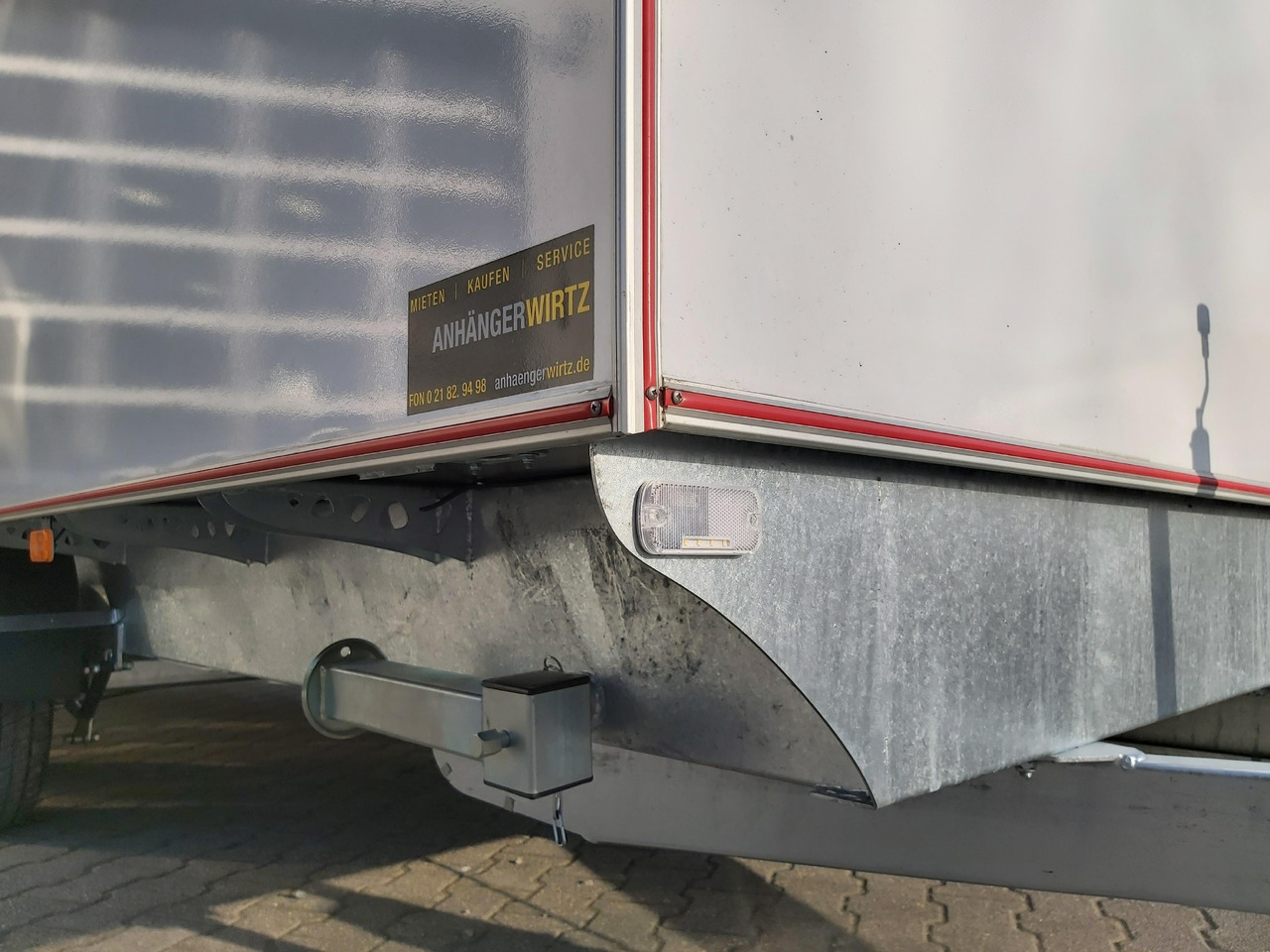 بصندوق مغلق مقطورة Hochlader Koffer TFSP 500T.00 500x200x210cm aero Zurrsystem (XXL) 100km/H 2700kg: صور 11