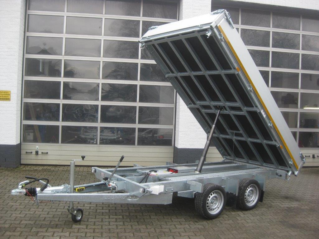 Kipper 330x180x30cm Elektrisch+Notpumpe Rampen (L) niedrig 13" 3000kg order Aktion - قلابة مقطورة: صور 1 Kipper 330x180x30cm Elektrisch+Notpumpe Rampen (L) niedrig 13" 3000kg order Aktion - قلابة مقطورة: صور 1