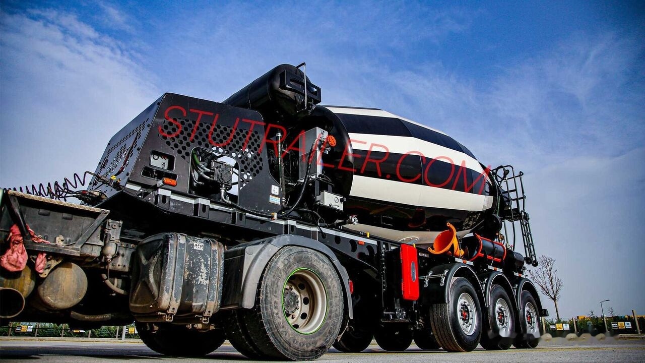 جديد نصف مقطورة خلاطة خرسانة STU 14,7m3 Concrete Mixer Trailer: صور 8