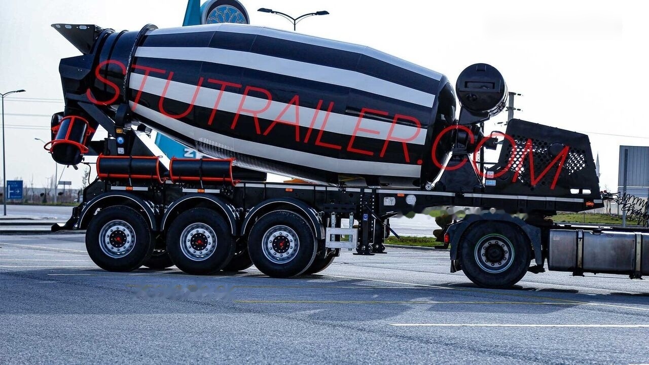 جديد نصف مقطورة خلاطة خرسانة STU 14,7m3 Concrete Mixer Trailer: صور 7