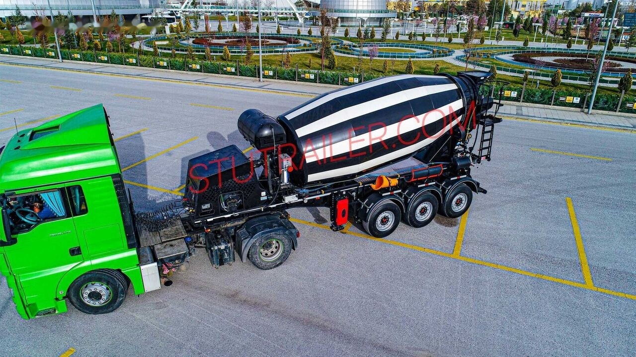 جديد نصف مقطورة خلاطة خرسانة STU 14,7m3 Concrete Mixer Trailer: صور 6