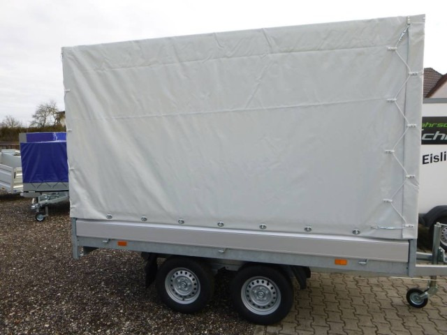 Hapert Azure H-2 Hochlader 3050 x 1600 x 300 mm, mit Plane 180 cm grau ZG 2,0 to. - مقطورات السيارات: صور 3 Hapert Azure H-2 Hochlader 3050 x 1600 x 300 mm, mit Plane 180 cm grau ZG 2,0 to. - مقطورات السيارات: صور 3