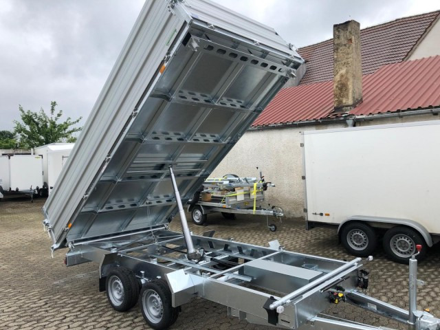 Humbaur 3-Seitenkipper HTK 3500.41 Alu mit BW-Aufsatz, 4100 x 2100 x 350 mm, 3,5 to. - قلابة مقطورة: صور 5 Humbaur 3-Seitenkipper HTK 3500.41 Alu mit BW-Aufsatz, 4100 x 2100 x 350 mm, 3,5 to. - قلابة مقطورة: صور 5