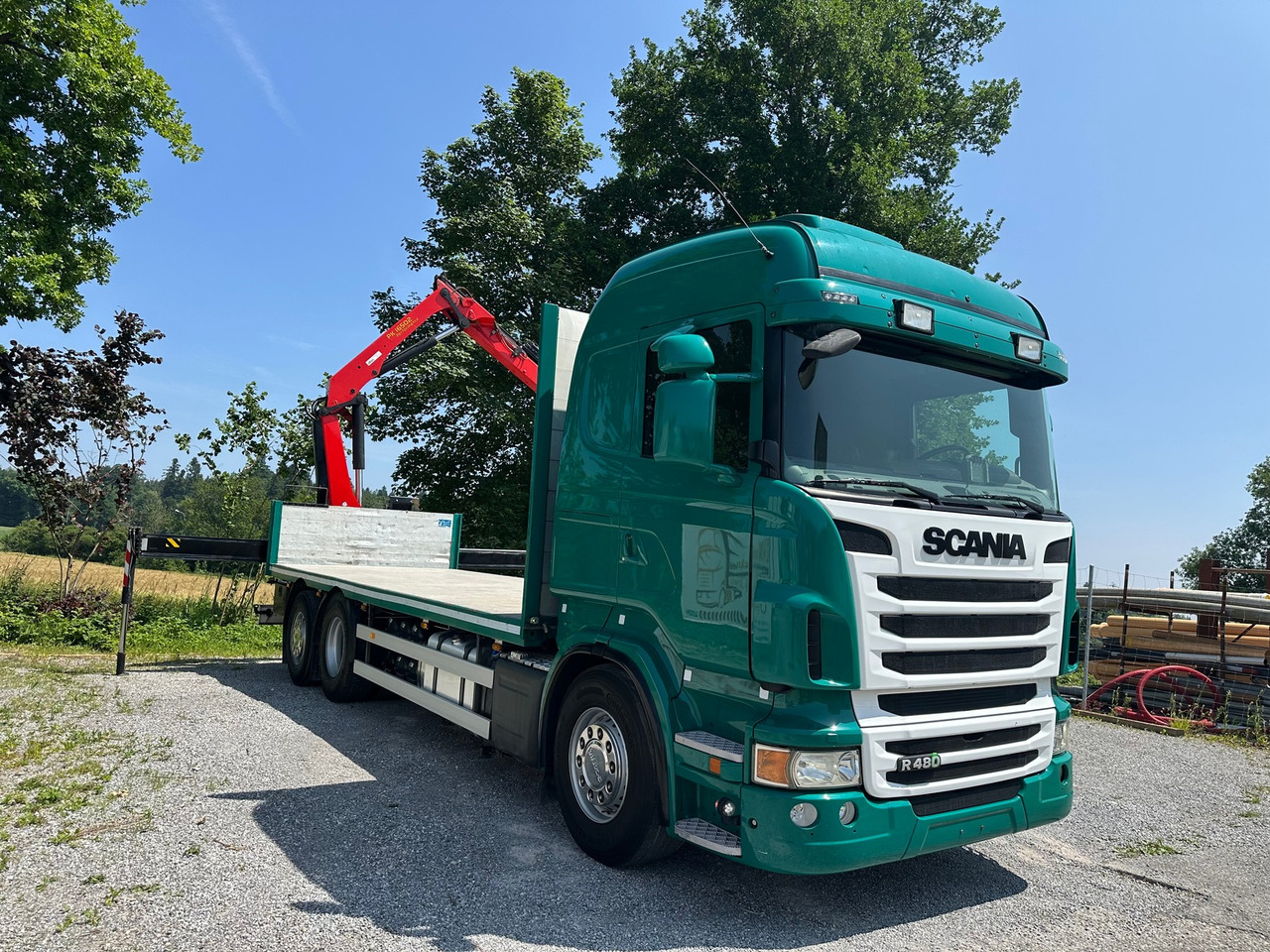 SCANIA R 480 6x2 Palfinger 16502 - شاحنات مسطحة, شاحنة كرين: صور 3 SCANIA R 480 6x2 Palfinger 16502 - شاحنات مسطحة, شاحنة كرين: صور 3