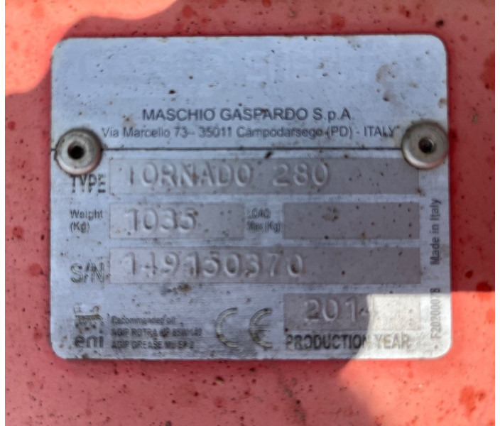 Maschio Tornado 280 - التقطيع جزازة: صور 5 Maschio Tornado 280 - التقطيع جزازة: صور 5