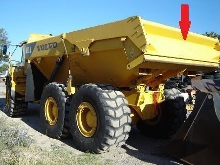 Volvo tailgate  Volvo A25, A30, A35 articulated dump - هيكل السيارة الخارجية - شاحنة مفصلية: صور 3 Volvo tailgate  Volvo A25, A30, A35 articulated dump - هيكل السيارة الخارجية - شاحنة مفصلية: صور 3