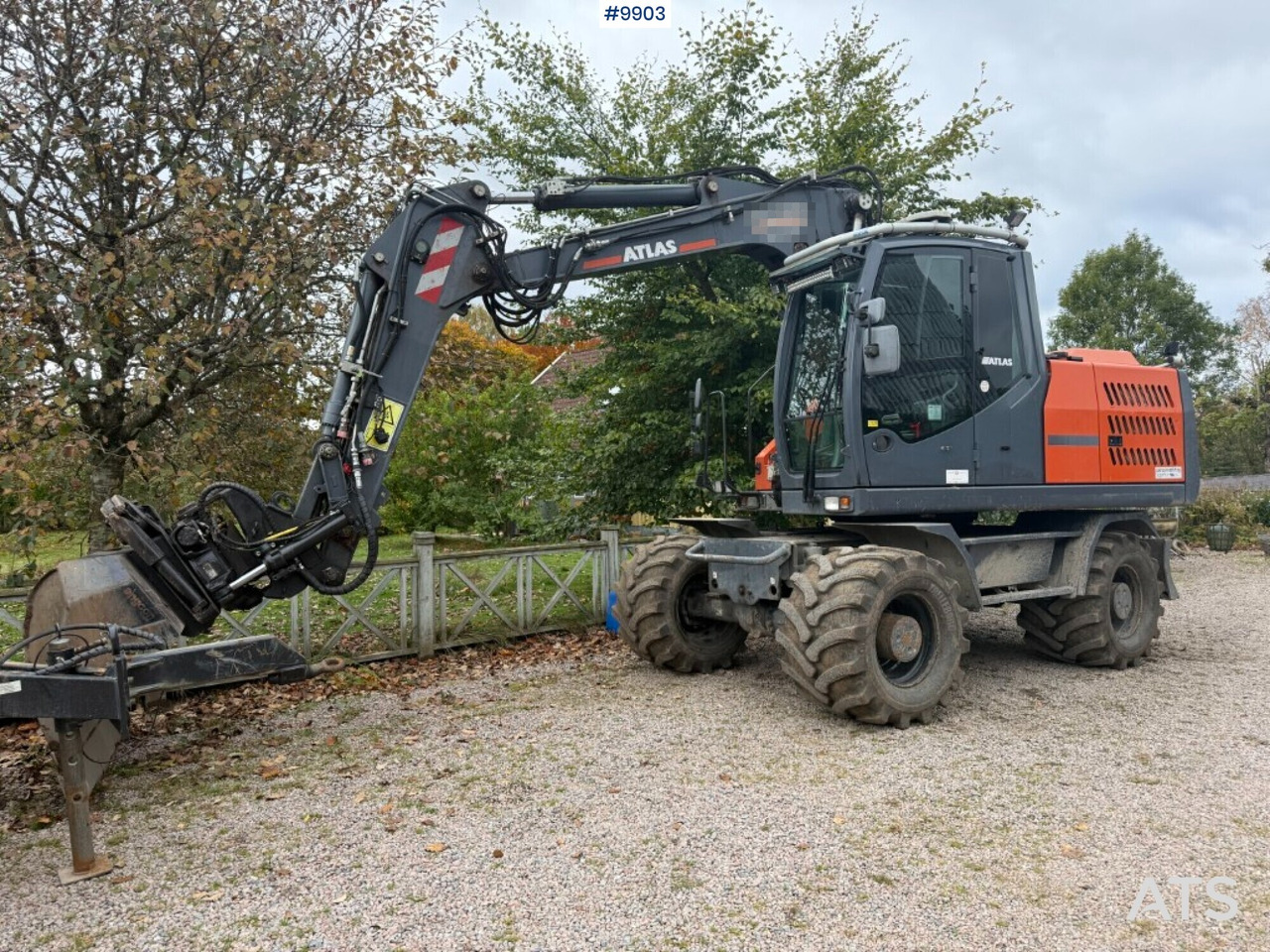 Atlas 160 wheel excavator with tiltrotator and attachments - حفارة على عجلات: صور 1 Atlas 160 wheel excavator with tiltrotator and attachments - حفارة على عجلات: صور 1