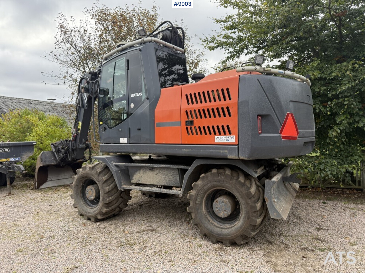 Atlas 160 wheel excavator with tiltrotator and attachments - حفارة على عجلات: صور 3 Atlas 160 wheel excavator with tiltrotator and attachments - حفارة على عجلات: صور 3