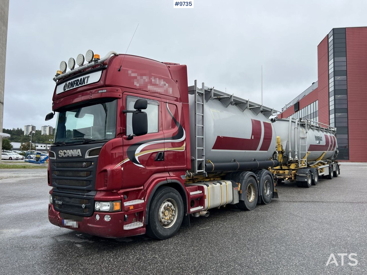 Bulk transport vehicle, Scania R730 with SITE AL-41-TPIK-4AK trailer - شاحنة صهريج: صور 2 Bulk transport vehicle, Scania R730 with SITE AL-41-TPIK-4AK trailer - شاحنة صهريج: صور 2