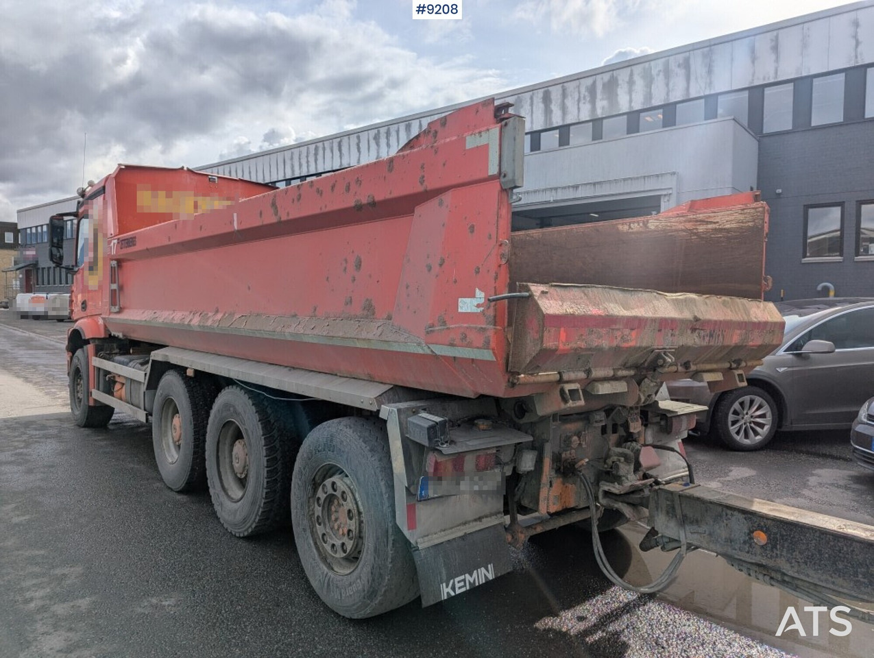 Dump / dozer truck Mercedes Benz Arocs 3251 8X4 with tipper wagon - قلابات: صور 3 Dump / dozer truck Mercedes Benz Arocs 3251 8X4 with tipper wagon - قلابات: صور 3