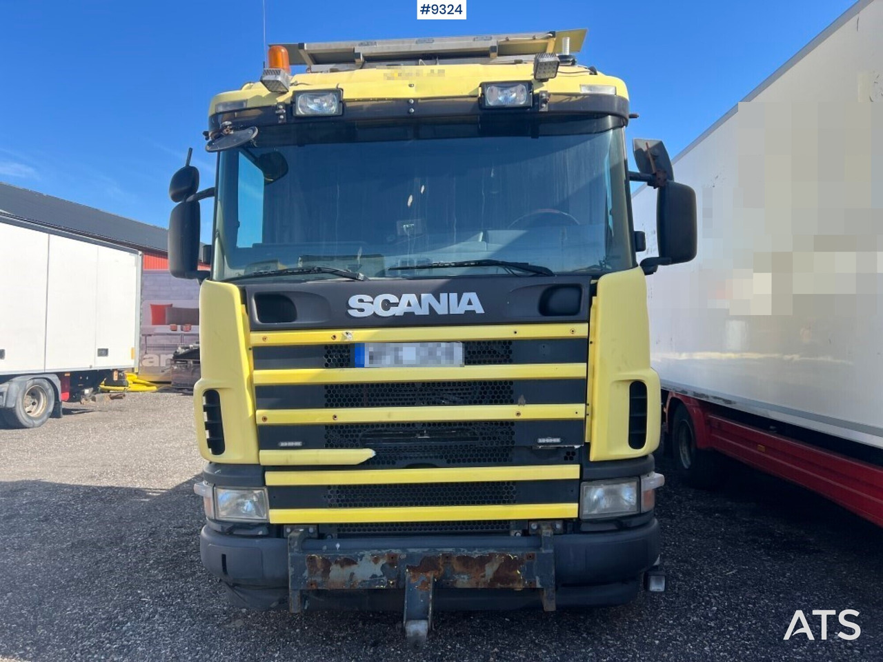 Flatbed truck Scania R124GB8X26NB420 - شاحنات مسطحة: صور 2 Flatbed truck Scania R124GB8X26NB420 - شاحنات مسطحة: صور 2