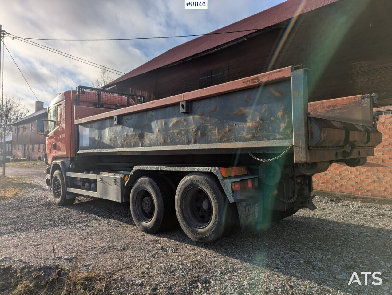 Hook Truck Scania R124BG 6x2 with gravel flatbed (SEE VIDEO) - شاحنة ذات الخطاف: صور 3 Hook Truck Scania R124BG 6x2 with gravel flatbed (SEE VIDEO) - شاحنة ذات الخطاف: صور 3