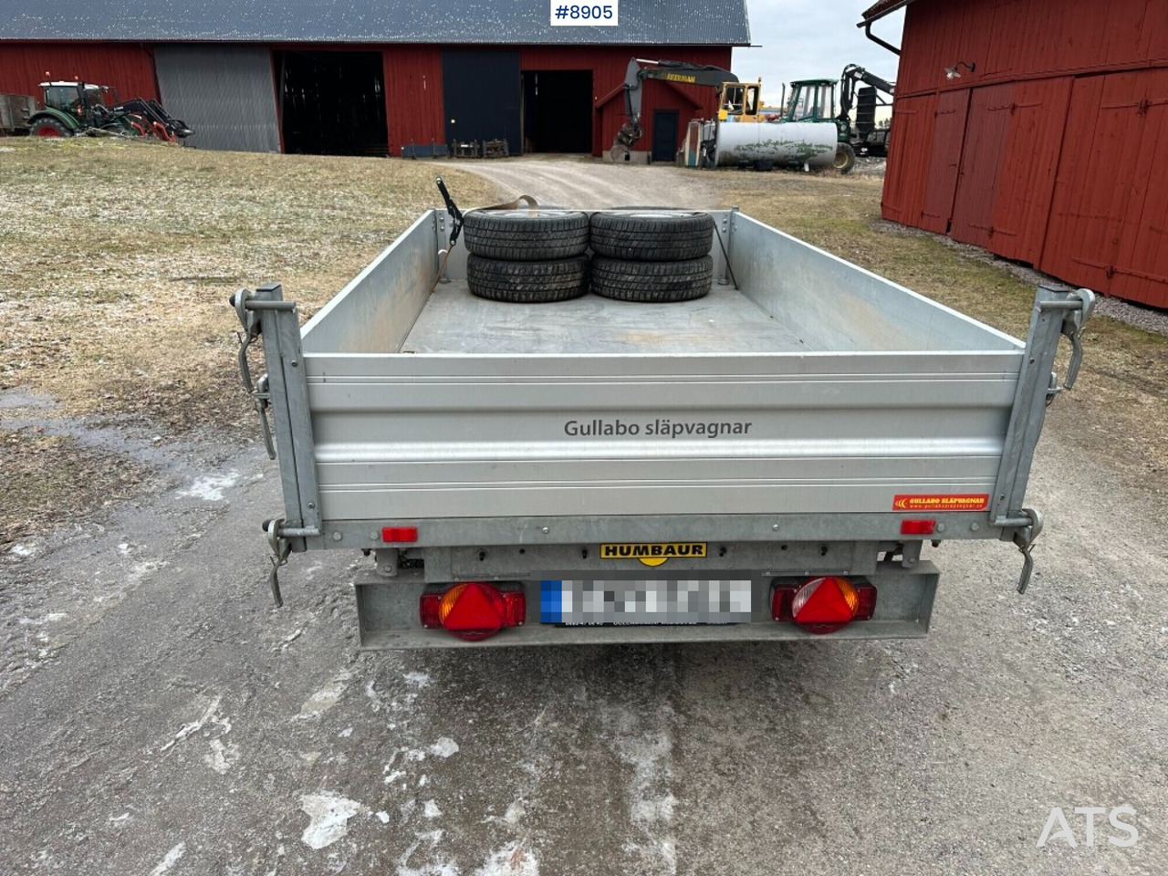 Hydraulic tipping trailer, Humbaur Garant 2500 - قلابة مقطورة: صور 4 Hydraulic tipping trailer, Humbaur Garant 2500 - قلابة مقطورة: صور 4