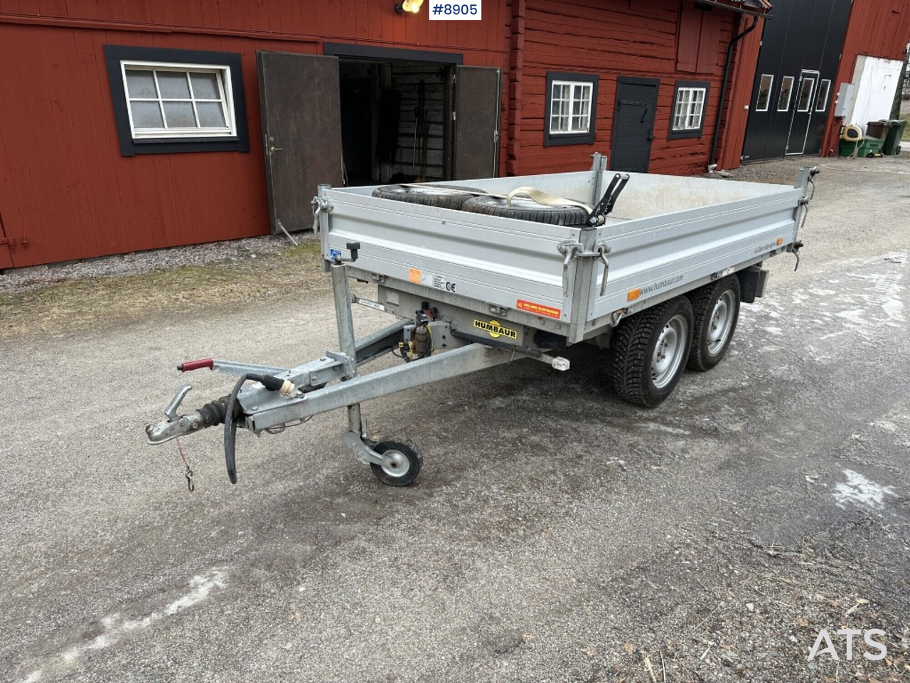 Hydraulic tipping trailer, Humbaur Garant 2500 - قلابة مقطورة: صور 1 Hydraulic tipping trailer, Humbaur Garant 2500 - قلابة مقطورة: صور 1