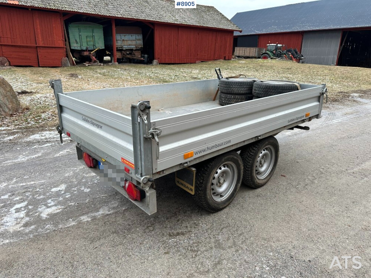 Hydraulic tipping trailer, Humbaur Garant 2500 - قلابة مقطورة: صور 5 Hydraulic tipping trailer, Humbaur Garant 2500 - قلابة مقطورة: صور 5