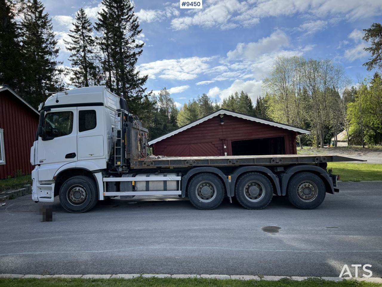 Mercedes Benz Arocs 3251 Tridem Hooklift, flatbed and concrete rotator - شاحنة ذات الخطاف: صور 3 Mercedes Benz Arocs 3251 Tridem Hooklift, flatbed and concrete rotator - شاحنة ذات الخطاف: صور 3