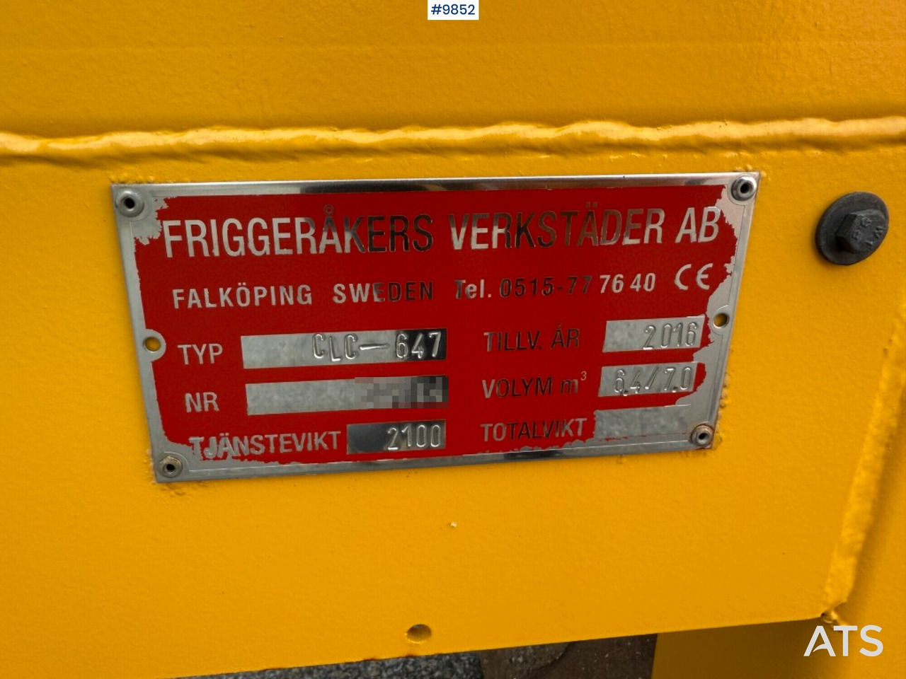 Salt spreader Falköping CLC-647 - أخرى: صور 5 Salt spreader Falköping CLC-647 - أخرى: صور 5