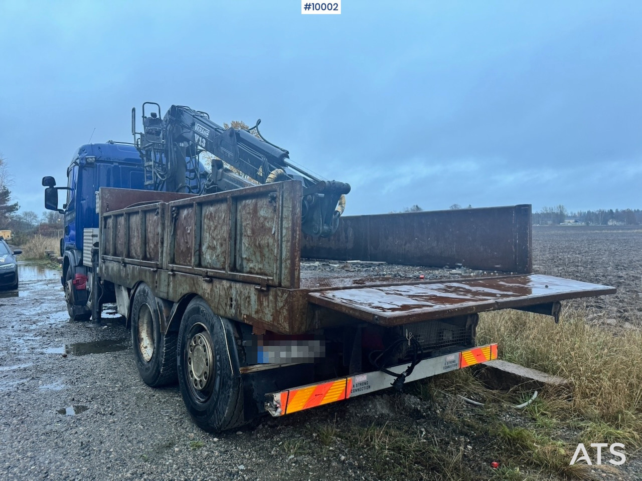 Scania R124 6x2 Flatbed truck with timber crane - شاحنات مسطحة, شاحنة كرين: صور 5 Scania R124 6x2 Flatbed truck with timber crane - شاحنات مسطحة, شاحنة كرين: صور 5