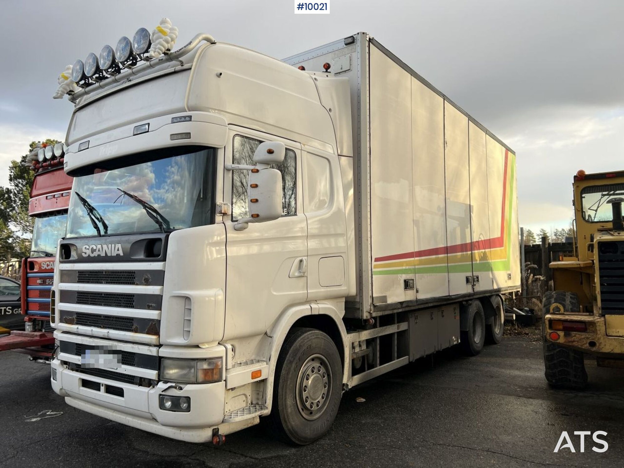 Scania R164 Box Truck - بصندوق مغلق شاحنة: صور 1 Scania R164 Box Truck - بصندوق مغلق شاحنة: صور 1
