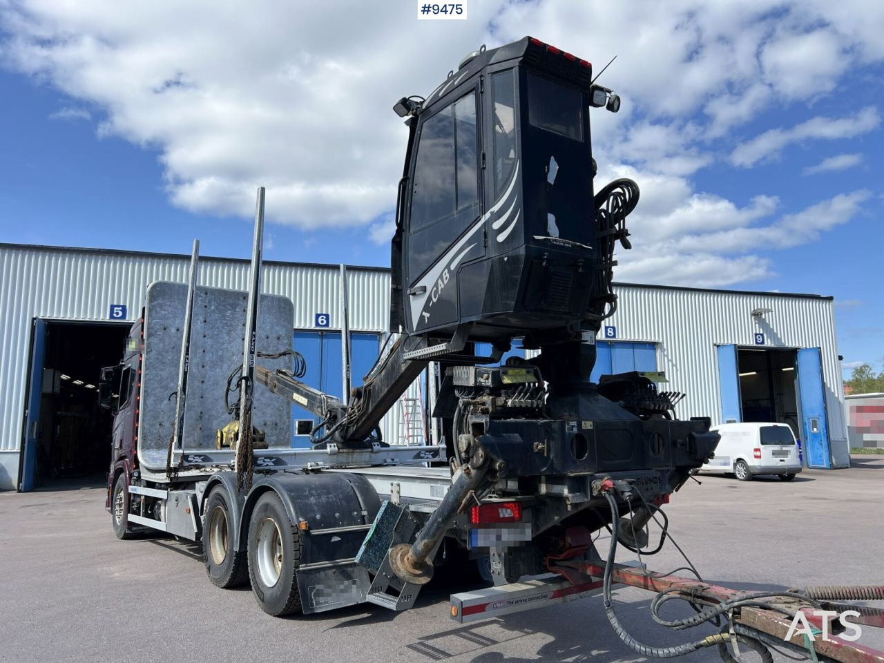 Scania R580 Logging truck with crane and trailer - شاحنة قطع الأشجار: صور 4 Scania R580 Logging truck with crane and trailer - شاحنة قطع الأشجار: صور 4