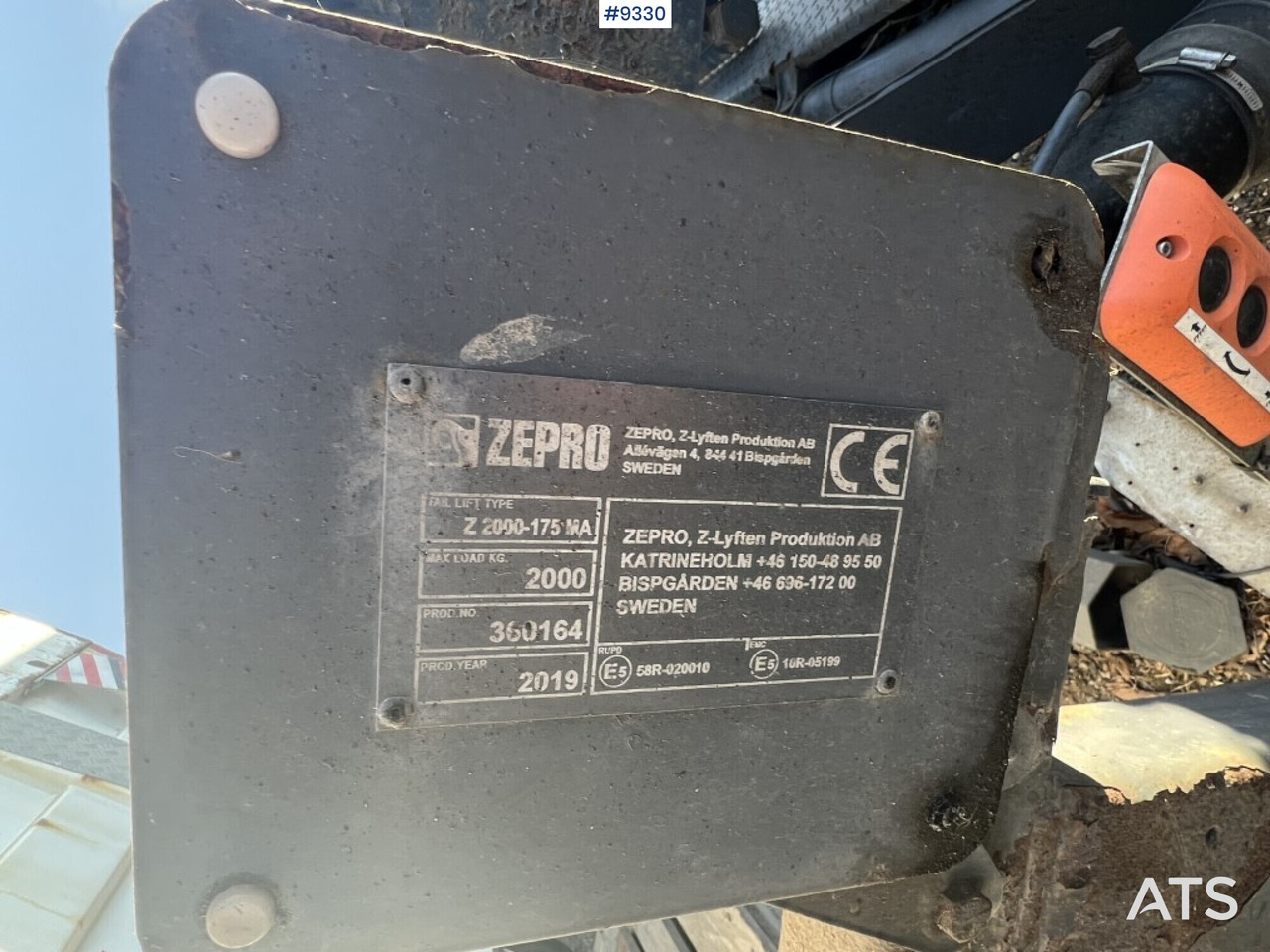 Tail lift Zepro Z2000-175MA - باب خلفي للشحن: صور 3 Tail lift Zepro Z2000-175MA - باب خلفي للشحن: صور 3