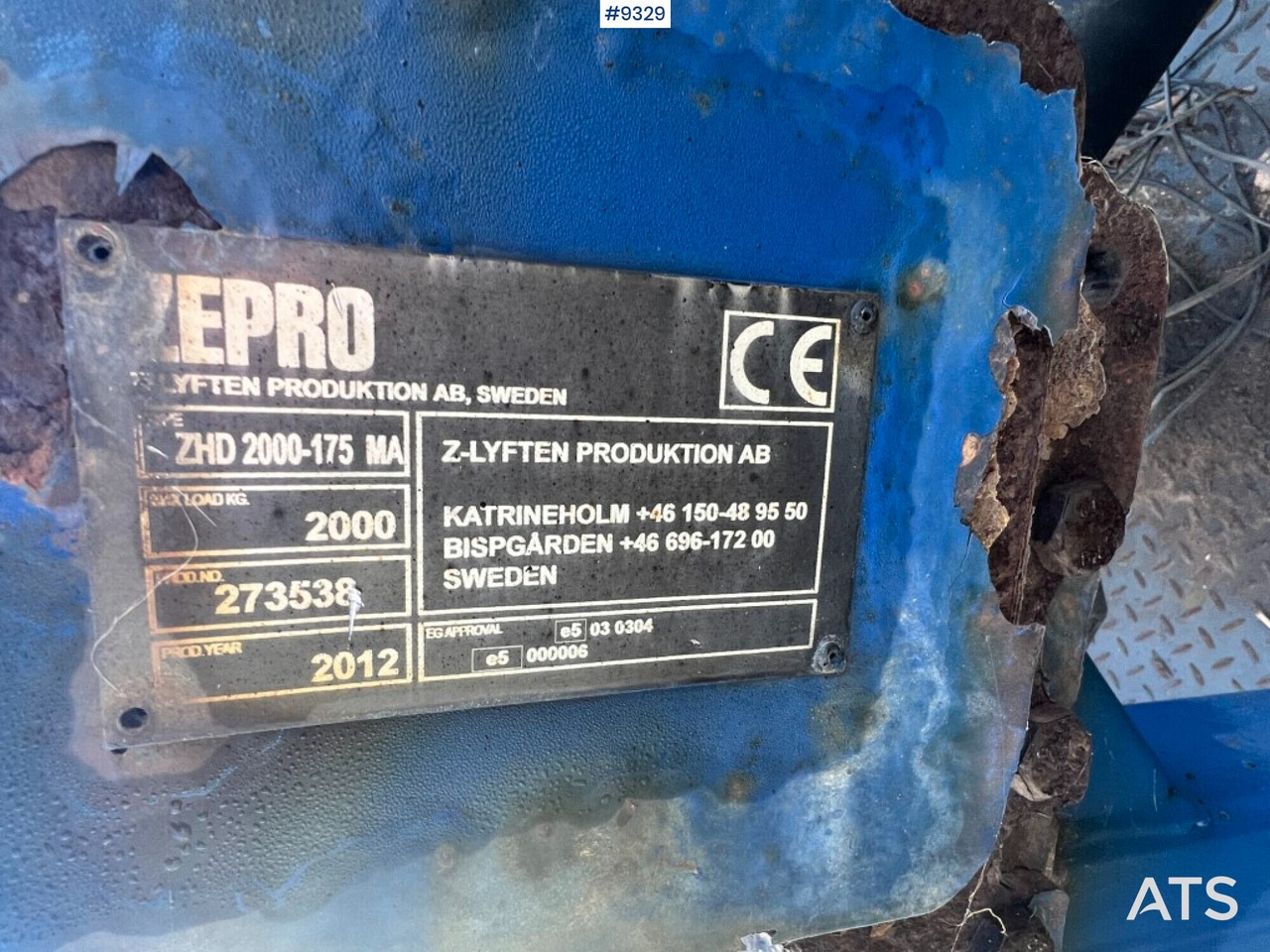 Tail lift - Zepro- ZHD2000-175MA - باب خلفي للشحن: صور 4 Tail lift - Zepro- ZHD2000-175MA - باب خلفي للشحن: صور 4