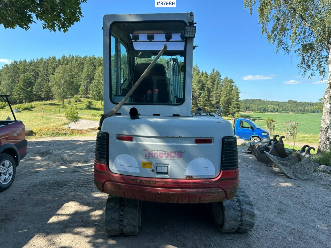 حفارة Take Job TB135 Mini excavator with Engcon tiltrotator and gears, See video: صور 8