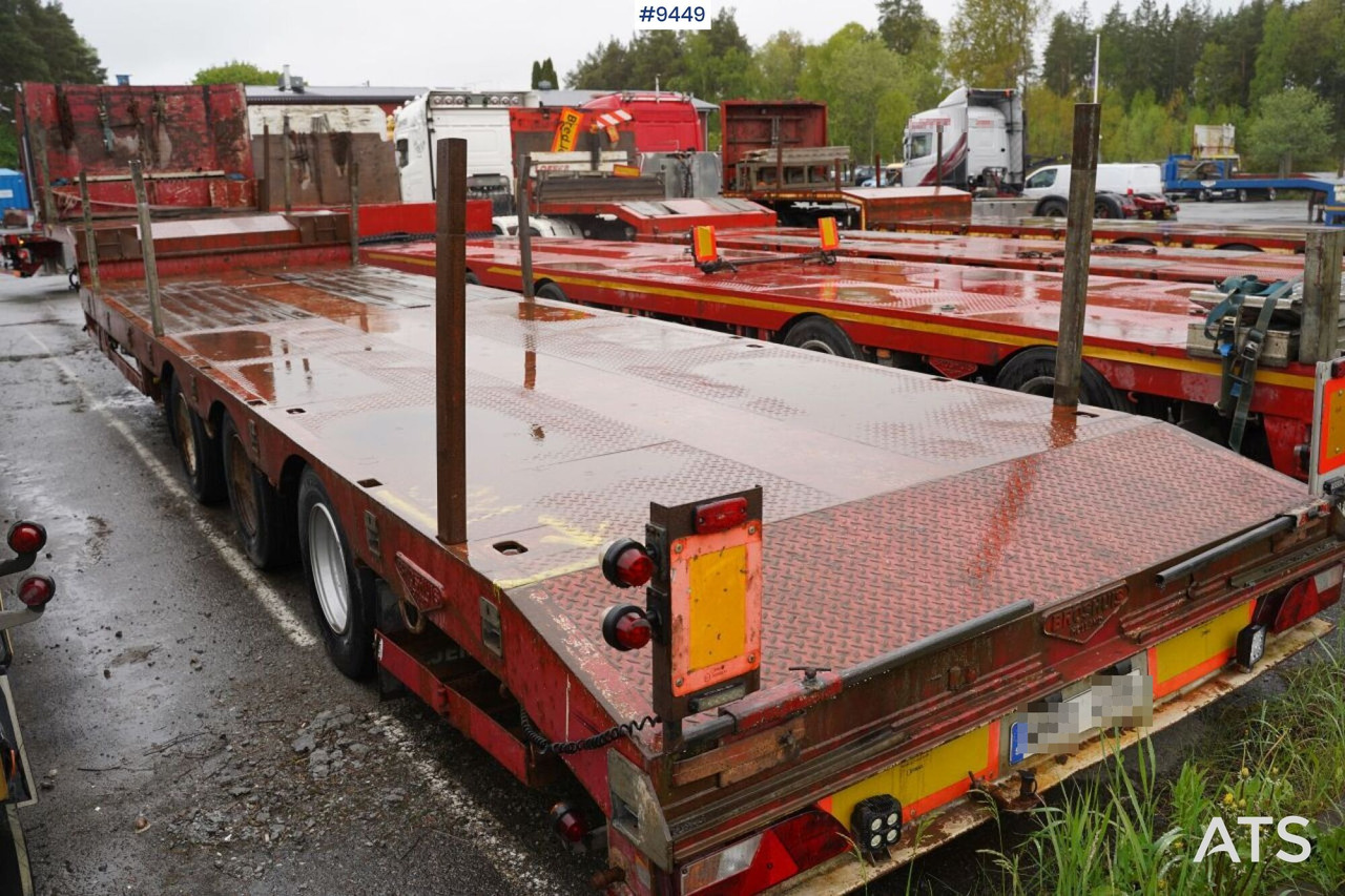 Trombon trailer BROSHUIS E-2190/27 - عربة مسطحة منخفضة مقطورة: صور 2 Trombon trailer BROSHUIS E-2190/27 - عربة مسطحة منخفضة مقطورة: صور 2