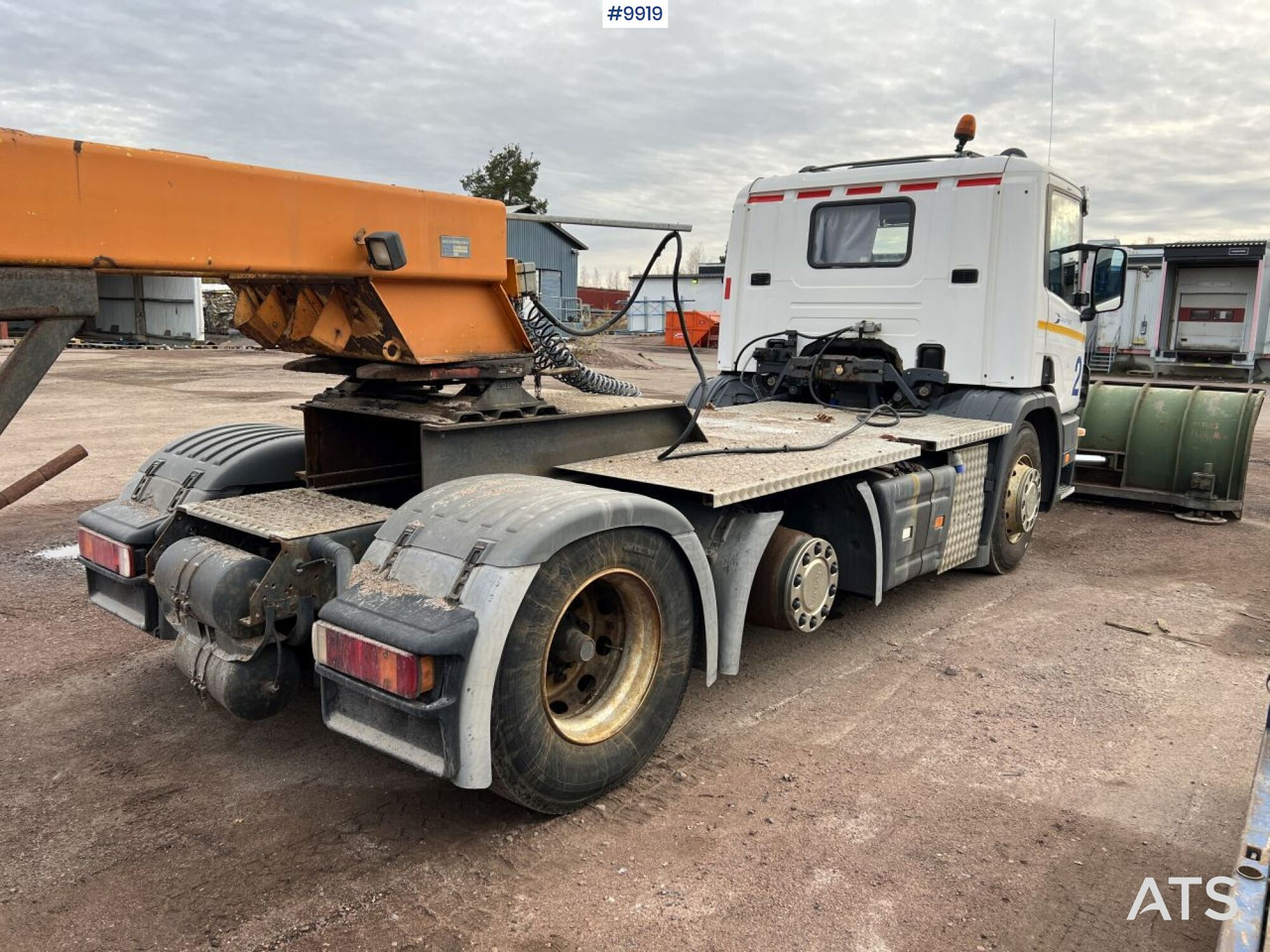 Unregistered Scania P94 snow plow truck with sweeper roller - جرافة ثلج: صور 2 Unregistered Scania P94 snow plow truck with sweeper roller - جرافة ثلج: صور 2