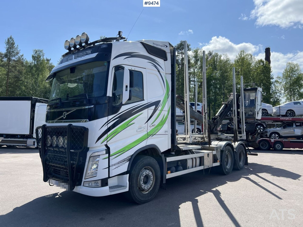 Volvo FH13 Logging truck with Loglift 105S crane - شاحنة قطع الأشجار, شاحنة كرين: صور 2 Volvo FH13 Logging truck with Loglift 105S crane - شاحنة قطع الأشجار, شاحنة كرين: صور 2