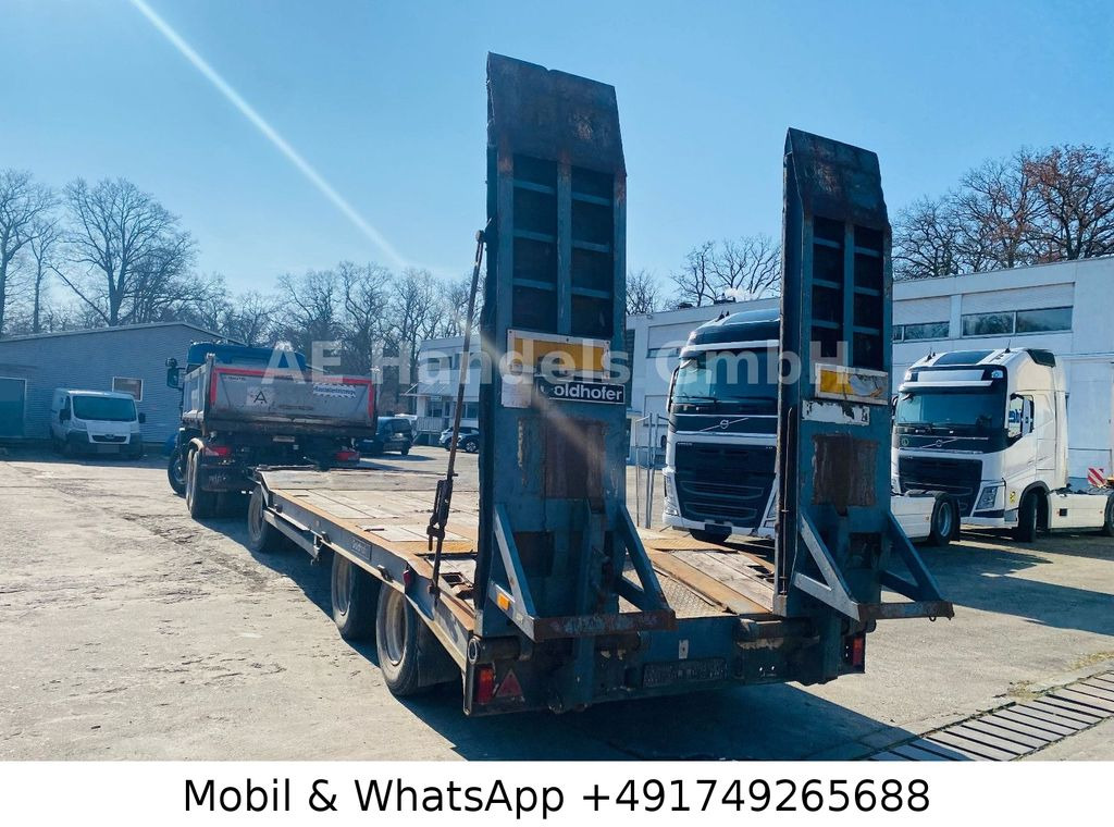 Goldhofer TU 3-24/80 Drehschemel *Rampen/L.8,30m/TÜV-11.25 - عربة مسطحة منخفضة مقطورة: صور 3 Goldhofer TU 3-24/80 Drehschemel *Rampen/L.8,30m/TÜV-11.25 - عربة مسطحة منخفضة مقطورة: صور 3