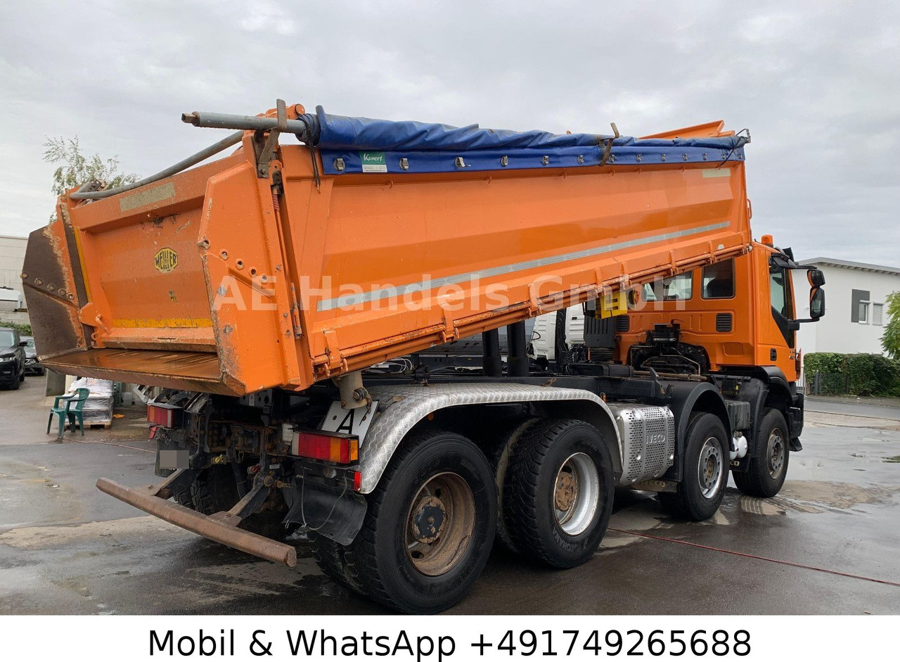 Iveco Trakker 450 E6 BB 8x4 Meiler *13m³/Bordmatik/AP إيجار Iveco Trakker 450 E6 BB 8x4 Meiler *13m³/Bordmatik/AP: صور 9