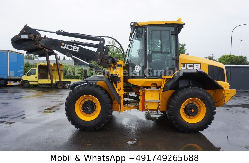 اللودر بعجل JCB 417 HT T4F *Schaufel/Gabel/Schnellwechsler/Klima: صور 8