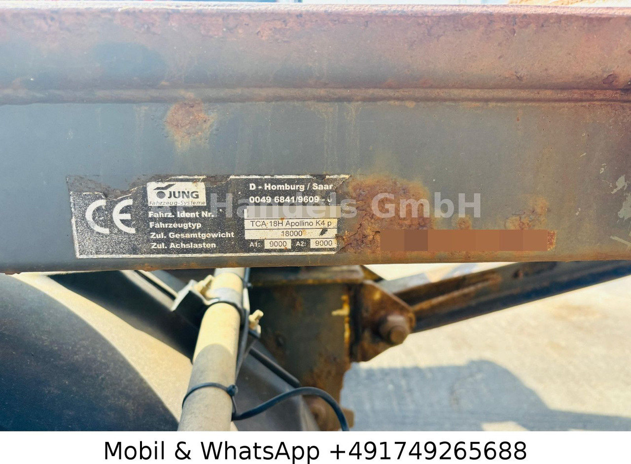 مقطورة هوك ليفت/ لود لوجر Jung TCA 18H Drehschemel Schlitten: صور 12 مقطورة هوك ليفت/ لود لوجر Jung TCA 18H Drehschemel Schlitten: صور 12
