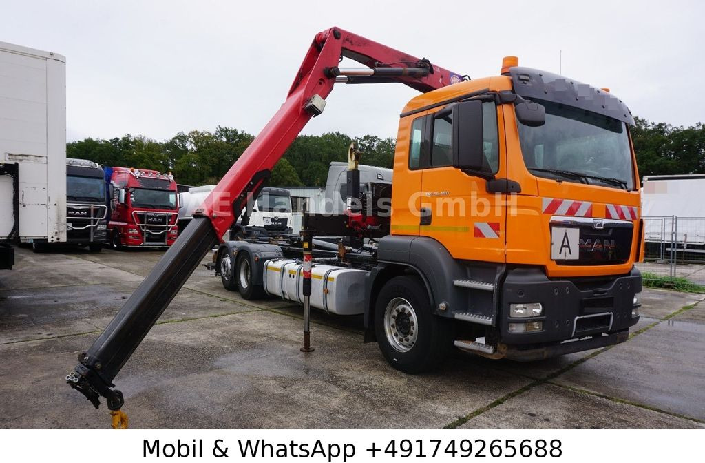 MAN TGS 26.400 BL *Hyva-20.60S/HMF-1444-22/Lenk+Lift MAN TGS 26.400 BL *Hyva-20.60S/HMF-1444-22/Lenk+Lift - شاحنة ذات الخطاف, شاحنة كرين: صور 1 MAN TGS 26.400 BL *Hyva-20.60S/HMF-1444-22/Lenk+Lift MAN TGS 26.400 BL *Hyva-20.60S/HMF-1444-22/Lenk+Lift - شاحنة ذات الخطاف, شاحنة كرين: صور 1
