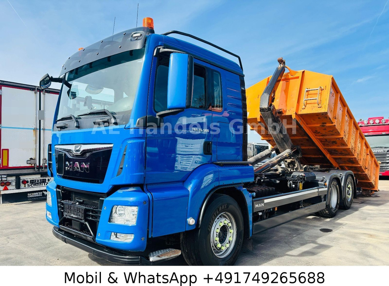 MAN TGS 26.500 L BL 6x2 *Retarder/Lenk+Lift/MEILLER - شاحنة ذات الخطاف, شاحنة كرين: صور 1 MAN TGS 26.500 L BL 6x2 *Retarder/Lenk+Lift/MEILLER - شاحنة ذات الخطاف, شاحنة كرين: صور 1