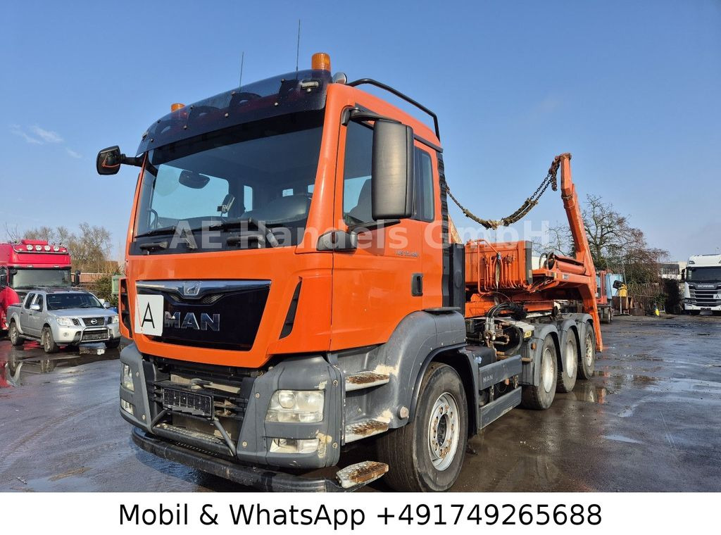 MAN TGS 35.480 M BL 8x4 *Intarder/Palfinger-T26 - شاحنة ذات الخطاف: صور 1 MAN TGS 35.480 M BL 8x4 *Intarder/Palfinger-T26 - شاحنة ذات الخطاف: صور 1