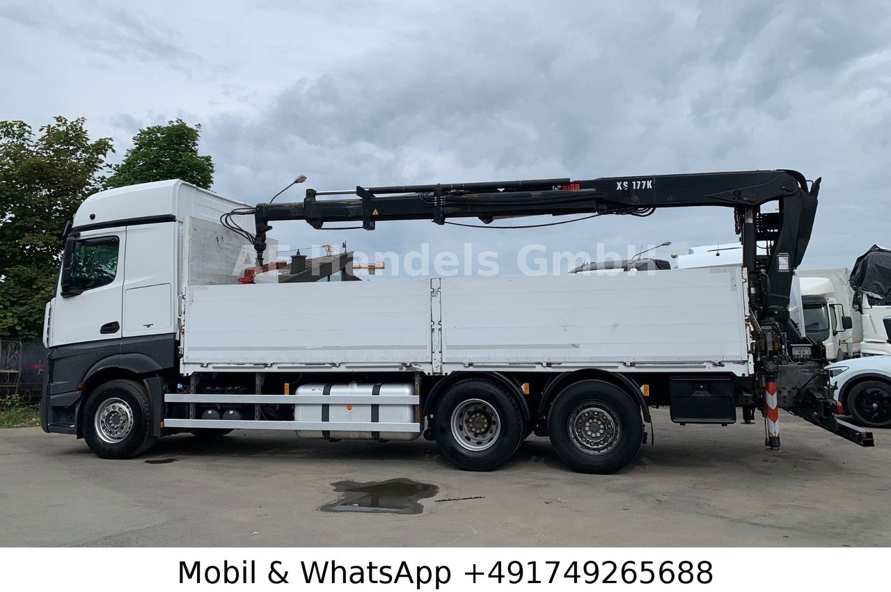 Mercedes-Benz Actros IV 2645 L LL 6x2 *Retarder/Hiab-177K-Pro - شاحنات مسطحة, شاحنة كرين: صور 2 Mercedes-Benz Actros IV 2645 L LL 6x2 *Retarder/Hiab-177K-Pro - شاحنات مسطحة, شاحنة كرين: صور 2