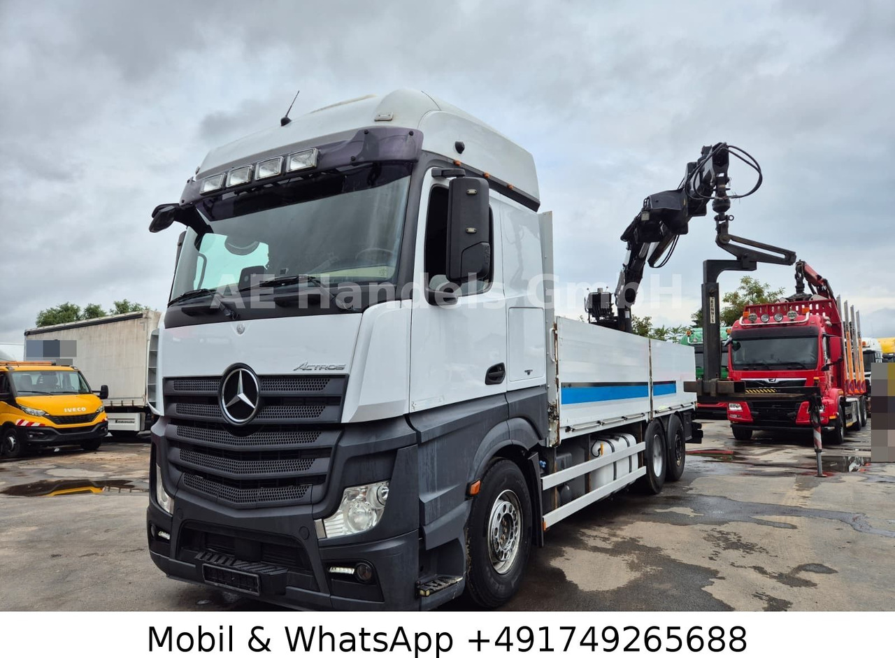 Mercedes-Benz Actros IV 2645 L LL 6x2 *Retarder/Hiab-177K-Pro - شاحنات مسطحة, شاحنة كرين: صور 1 Mercedes-Benz Actros IV 2645 L LL 6x2 *Retarder/Hiab-177K-Pro - شاحنات مسطحة, شاحنة كرين: صور 1