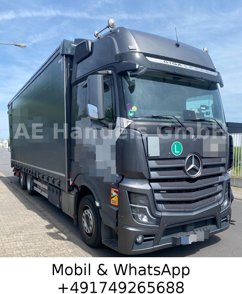 Mercedes-Benz Actros V 2540 L *Hubdach/Lenk+Lift/LBW-2,8m - شاحنة ستارة: صور 1 Mercedes-Benz Actros V 2540 L *Hubdach/Lenk+Lift/LBW-2,8m - شاحنة ستارة: صور 1