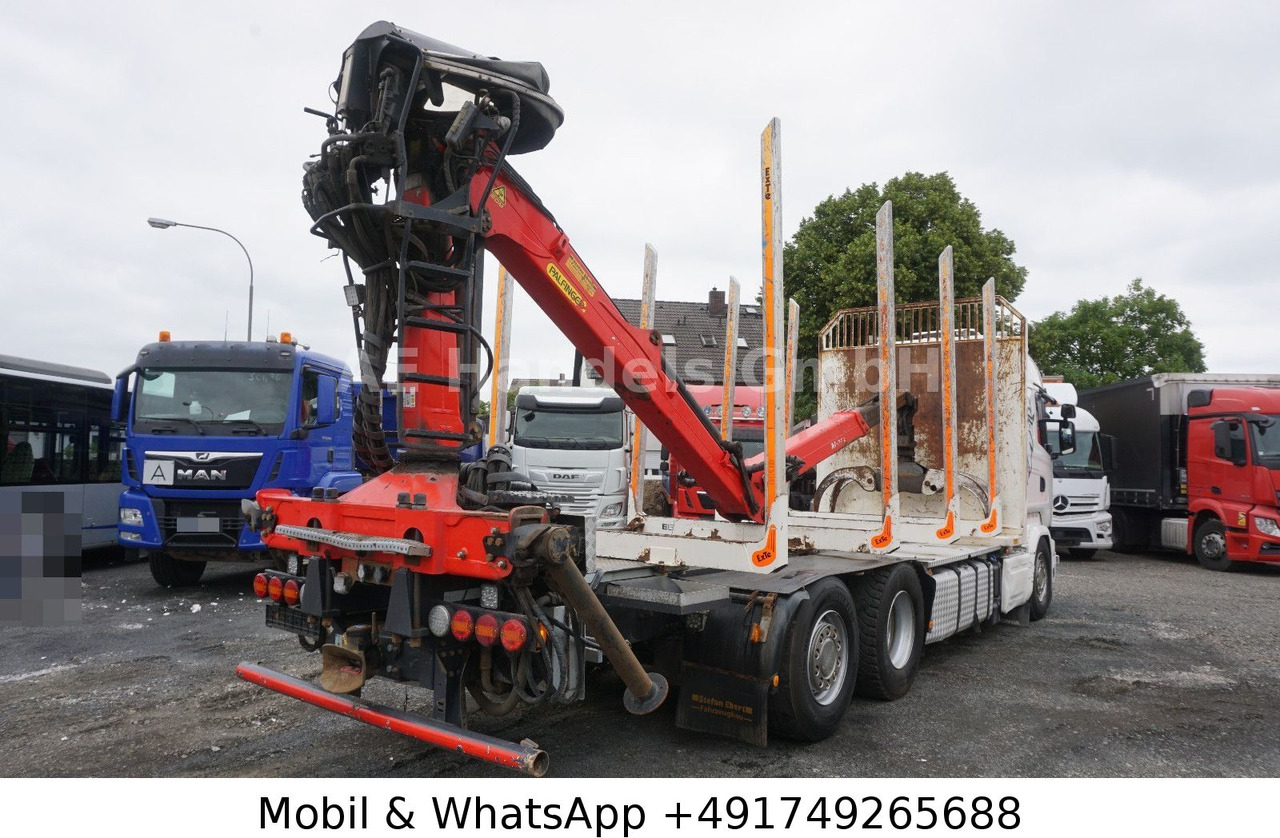 Scania R580 V8 Highline Palfinger-M120L97 *Retarder/ACC - شاحنة قطع الأشجار, شاحنة كرين: صور 4 Scania R580 V8 Highline Palfinger-M120L97 *Retarder/ACC - شاحنة قطع الأشجار, شاحنة كرين: صور 4