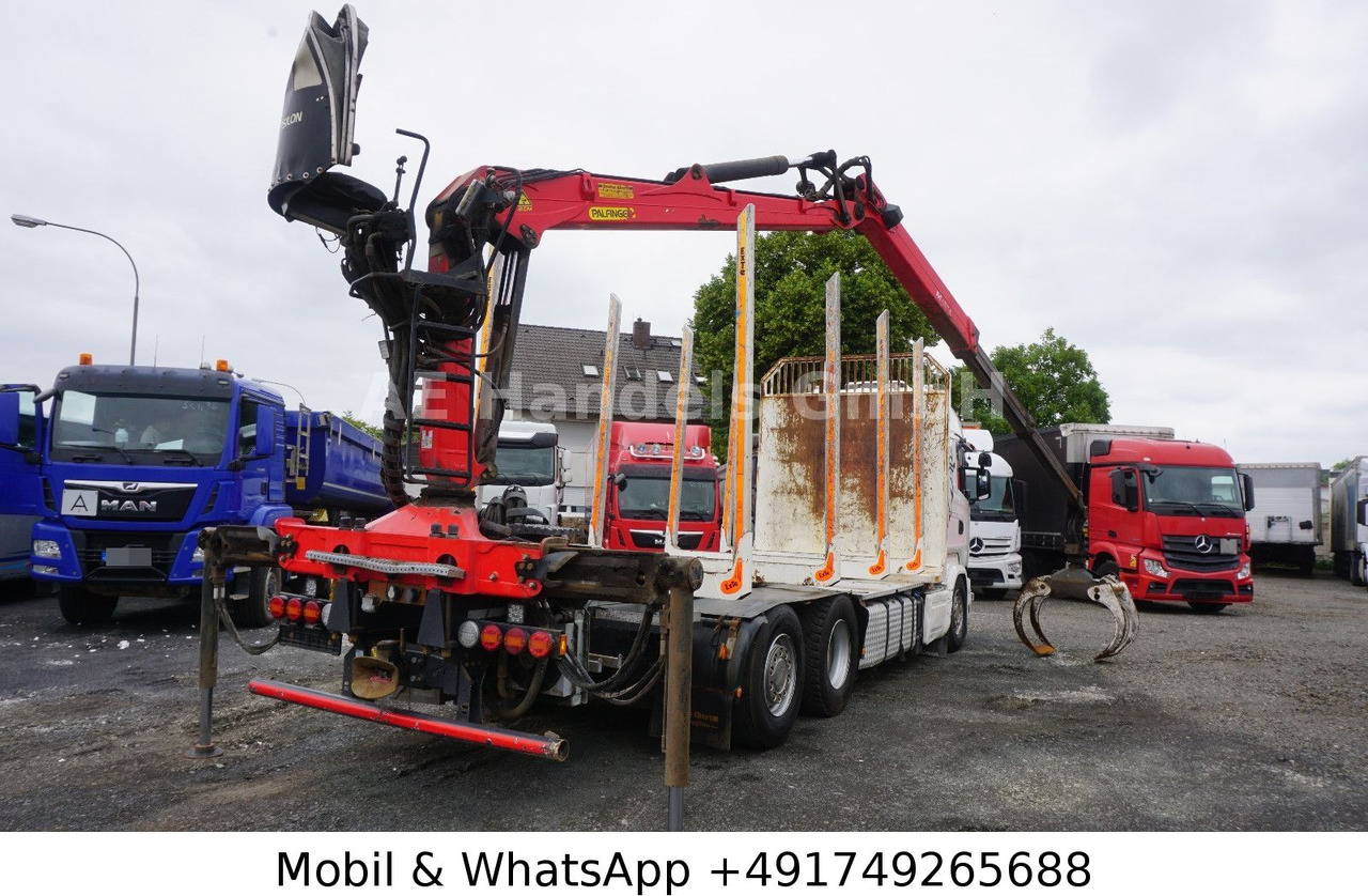 Scania R580 V8 Highline Palfinger-M120L97 *Retarder/ACC - شاحنة قطع الأشجار, شاحنة كرين: صور 3 Scania R580 V8 Highline Palfinger-M120L97 *Retarder/ACC - شاحنة قطع الأشجار, شاحنة كرين: صور 3