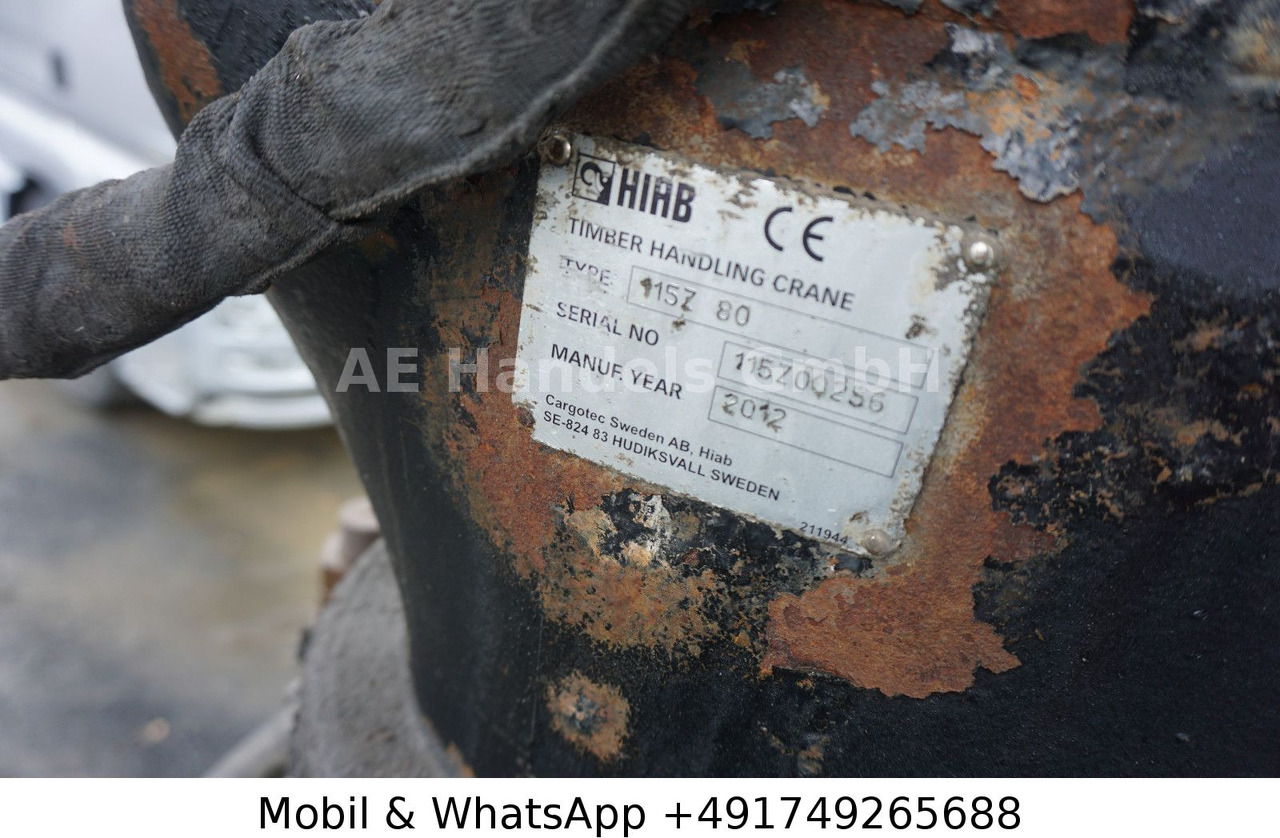 شاحنة قطع الأشجار, شاحنة كرين Volvo FH 540 Globe BL 6x4 Hiab 115z-80  *VEB+/AHK: صور 11